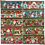TRICOLINE DIGITAL ESTAMPADA BARRADA NATAL | 1,50cm X 0,55cm - 100% ALGODÃO | POLO NORTE - Imagem 2
