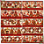 TRICOLINE DIGITAL ESTAMPADA BARRADA NATAL | 0,55cm X 1,50cm - 100% ALGODÃO | BARRADO NATAL VERMELHO - Imagem 2