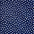 TECIDO DE MALHA LIGANETE | 1m X 1,50m | Est: Bolinhas Marinho - Imagem 2