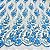 TECIDO TULE COM GLITTER 3D | 1,40m | AZUL SERENITY - Imagem 2