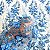 TECIDO TULE COM GLITTER 3D | 1,40m | AZUL SERENITY - Imagem 1