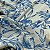 TECIDO CREPE MOUSSELINE | 1,50m - 100% Poliéster | Floral Azul - Imagem 4