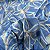 TECIDO VISCOSE | 1,50m - 100% Viscose | Folhas Azul - Imagem 4