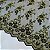 TULE BORADADO RENDA CORD FIO METALICO | 1,30m | Preto / Dourado - Imagem 1