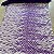 TECIDO TULE COM GLITTER FOLHAS | 1,45m | Roxo - Imagem 2