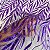 TECIDO TULE COM GLITTER FOLHAS | 1,45m | Roxo - Imagem 1