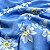 VISCOSE PREMIUM C/ POLIAMIDA | 1,55m - 81% Viscos 19% Polia | Floral Azul VR13 - Imagem 3