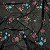 TULE COM ELASTANO ROMANCE DIGITAL | 1,60m | Floral Black Colorido 07 - Imagem 1