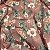 TULE COM ELASTANO ROMANCE DIGITAL | 1,60m | Floral Marrom 03 - Imagem 1
