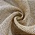 TECIDO JUTA NATURAL FIOS DOURADOS - 1m X 1m - Imagem 2