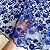 Renda Barrada Premium | 1,30m - 100% Poliéster | Azul - Imagem 1