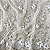 Tule Glitter Floral 3D Bordado - 100% Poliamida 1,40m 250g/m² - Branco - Imagem 3