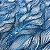 o Tule Glitter Arabesco Ondulado | 1,50m - 100% Poliamida | Azul Serenity - Imagem 4