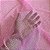 Tecido Tule com Glitter Mágico Holográfico | 1,50m - 100% Poliamida | Rosa - Imagem 3