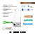 Motor WiFi Para Cortina Trilho Motorizado Automático Branco Silencioso - Imagem 2