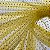 Tule Glitter Constelação Pontilhada - 1,50m - Amarelo - Imagem 1