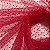 Tule Glitter Constelação Pontilhada - 1,50m - Vermelho - Imagem 1