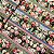 Tecido Tricoline Barrada Digital 10 Barrados 100% Algodão - 0,55cm X 1,50m - Rosas Rosadas 3670 - Imagem 3
