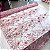 Tule Glitter Floral 3D Bordado - 100% Poliéster  1,30m 250g/m² - Rosa Bebê R0-5 - Imagem 6