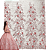 Tule Glitter Floral 3D Bordado - 100% Poliéster  1,30m 250g/m² - Rosa Bebê R0-5 - Imagem 6