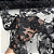Tecido Renda Tule Bordado Com Pedraria Premium - 1,20m - Preto 9230-05 - Imagem 5