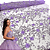 Tule Glitter Floral 3D Bordado - 100% Poliéster  1,30m 250g/m² - Roxo Lilas RX-5 - Imagem 2
