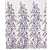 Tule Glitter Floral 3D Bordado - 100% Poliéster  1,30m 250g/m² - Roxo Lilas RX-5 - Imagem 5