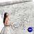 Tule Glitter Floral 3D Bordado - 100% Poliéster  1,30m 250g/m² - Branco BR-1 D#12 - Imagem 5