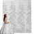 Tule Glitter Floral 3D Bordado - 100% Poliéster  1,30m 250g/m² - Branco BR-1 D#12 - Imagem 3