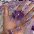 Tule Glitter Floral 3D Bordado - 100% Poliéster  1,30m 250g/m² - Roxo RX-3 - Imagem 5