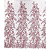 Tule Glitter Floral 3D Bordado - 100% Poliéster  1,30m 250g/m² - Rosa Bebê R0-9 D#12 - Imagem 5