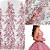 Tule Glitter Floral 3D Bordado - 100% Poliéster  1,30m 250g/m² - Rosa Bebê R0-9 D#12 - Imagem 6