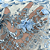 Tule Glitter Floral 3D Bordado - 100% Poliéster  1,30m 250g/m² - Azul Serenity AZ-1 D#12 - Imagem 3