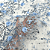Tule Glitter Floral 3D Bordado - 100% Poliéster  1,30m 250g/m² - Azul Serenity AZ-1 D#12 - Imagem 2