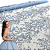 Tule Glitter Floral 3D Bordado - 100% Poliéster  1,30m 250g/m² - Azul Serenity AZ-1 D#12 - Imagem 6