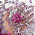 Tule Glitter Floral 3D Bordado - 100% Poliéster  1,30m 250g/m² - Rosa RO-3 D#12 - Imagem 6