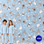 Tecido Microsoft Pettenati Estampado Antialérgico - 1m X 1,63m - Animais Azul - Imagem 1