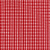 Tecido Xadrez de Poliéster | 1,40m - 2mm x 2mm | Vermelho - Imagem 1