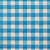 Tecido Xadrez de Poliéster | 1,40m - 1cm x 1cm | Azul Piscina - Imagem 1
