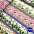 Tricoline Barrada DIgital 10 Barrados E2 - 0,55cm X 1,50m - Flores Copo de Leite 3583 - Imagem 1