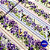 Tricoline Barrada Digital 10 Barrados E2 - 100% Algodão 0,55cm X 1,50m - Violetas 3463 - Imagem 1