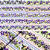 Tricoline Barrada Digital 10 Barrados E2 - 100% Algodão 0,55cm X 1,50m - Violetas 3463 - Imagem 4