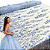 Tule Glitter Floral 3D Bordado LULU - 100% Poliéster 1,30m 250g/m² - Azul Serenity AZ-8 - Imagem 1