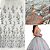 Tule Glitter Floral 3D Bordado LULU - 100% Poliéster  1,30m 250g/m² - Azul Serenity AZ-8 - Imagem 6