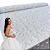 Tule Glitter Floral 3D Bordado LULU - 100% Poliéster  1,30m 250g/m² - Branco BR-1 - Imagem 2