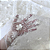 Tule Glitter Floral 3D Bordado LULU - 100% Poliéster  1,30m 250g/m² - Branco BR-1 - Imagem 4
