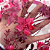 Tule Glitter Floral 3D Bordado LULU - 100% Poliéster  1,30m 250g/m² - Rosa Pink Ro-3 - Imagem 5