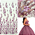 Tule Glitter Floral 3D Bordado LULU - 100% Poliéster  1,30m 250g/m² - Rosa Doce Ro-6 - Imagem 5