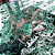 Tule Glitter Floral 3D Bordado LULU - 100% Poliéster  1,30m 250g/m² - Verde Esmeralda VD-15 - Imagem 4