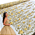 Tule Glitter Floral 3D Bordado LULU - 100% Poliéster  1,30m 250g/m² - Dourado AM-3 - Imagem 2